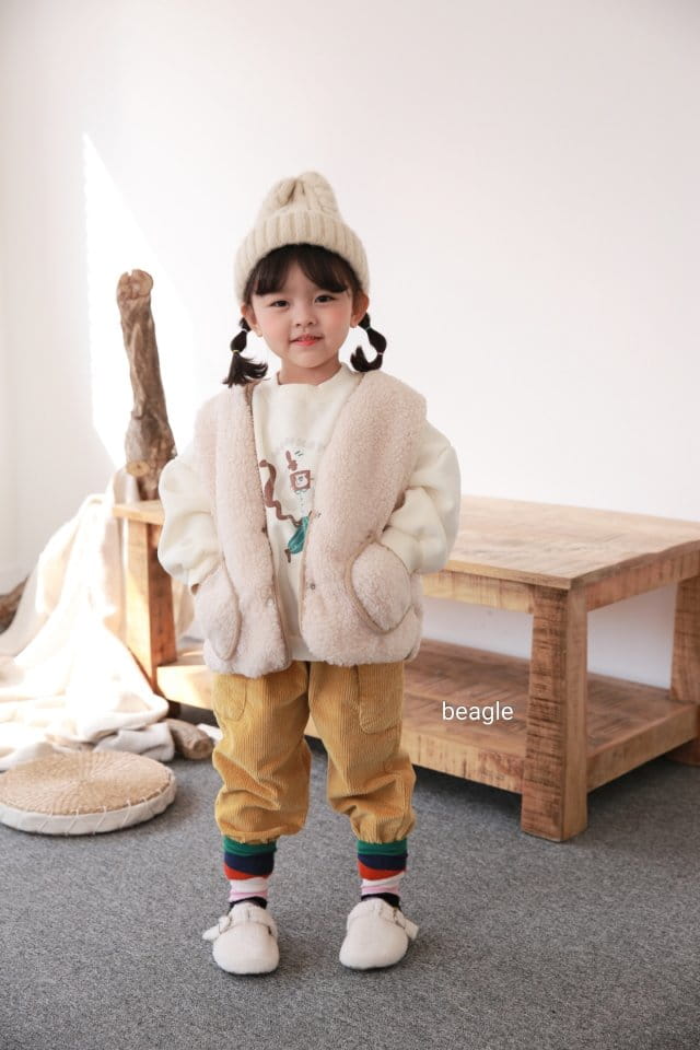 BEAGLE - Korean Children Fashion - #Kfashion4kids - Like Span Rib Pants - 12