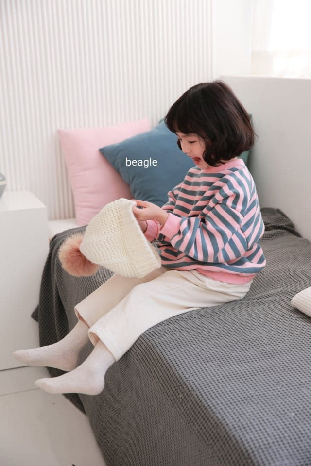 BEAGLE - Korean Children Fashion - #Kfashion4kids - Unit Span Fleece Pants - 10