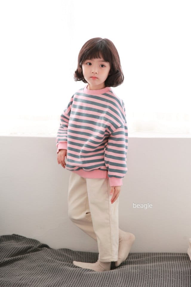 BEAGLE - Korean Children Fashion - #Kfashion4kids - Unit Span Fleece Pants - 9