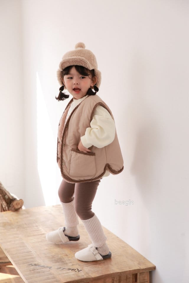 BEAGLE - Korean Children Fashion - #Kfashion4kids - Mink Tosi Leggings - 12