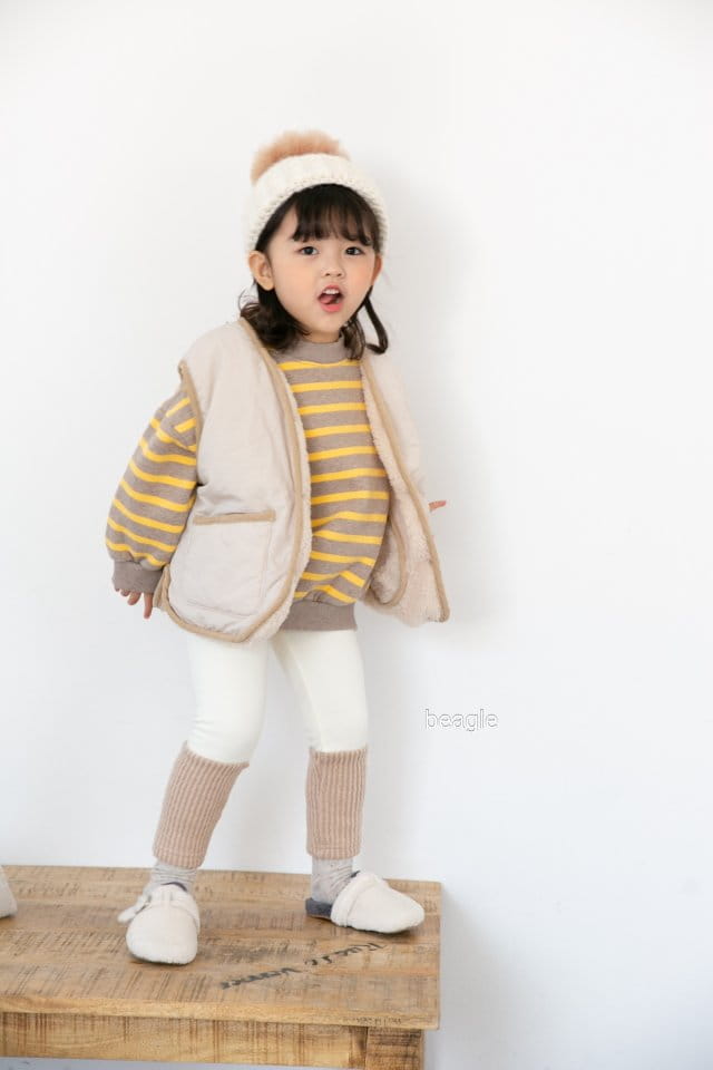 BEAGLE - Korean Children Fashion - #Kfashion4kids - Mink Tosi Leggings - 6