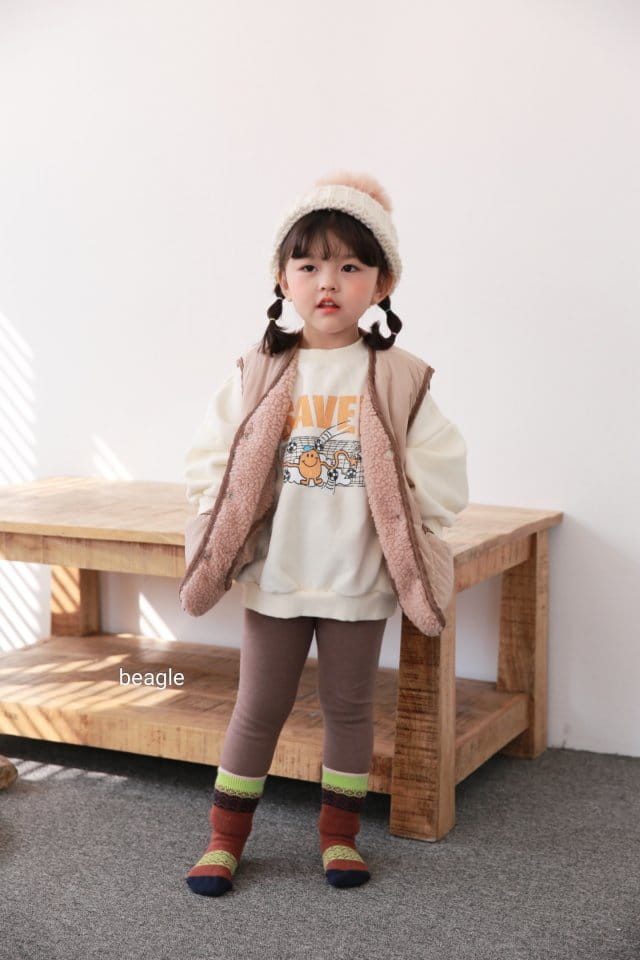 BEAGLE - Korean Children Fashion - #Kfashion4kids - Mink Leggings - 10