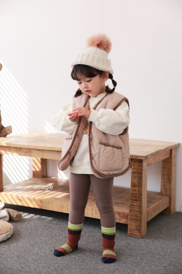 BEAGLE - Korean Children Fashion - #Kfashion4kids - Mink Leggings - 11