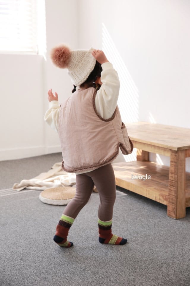 BEAGLE - Korean Children Fashion - #Kfashion4kids - Mink Leggings - 12