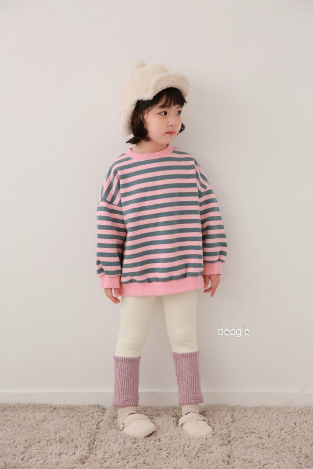BEAGLE - Korean Children Fashion - #Kfashion4kids - Jelly Stripes Sweatshirt - 10