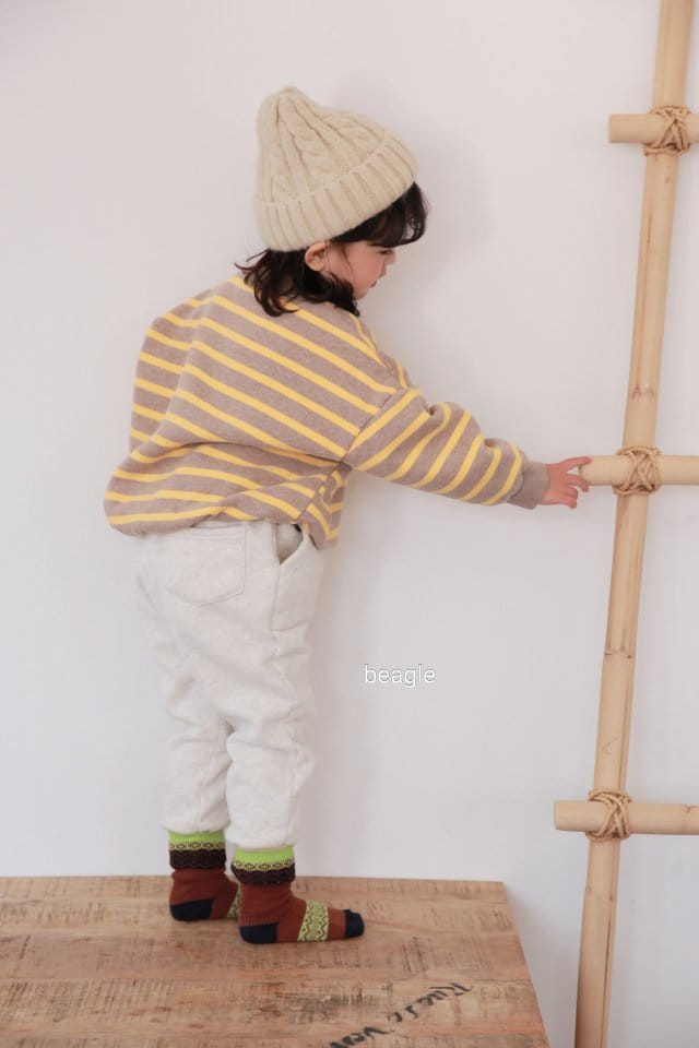 BEAGLE - Korean Children Fashion - #Kfashion4kids - Jelly Stripes Sweatshirt - 2