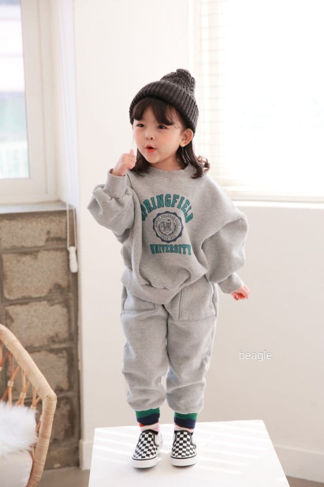 BEAGLE - Korean Children Fashion - #Kfashion4kids - Spring Field Paint Sweatshirt - 3