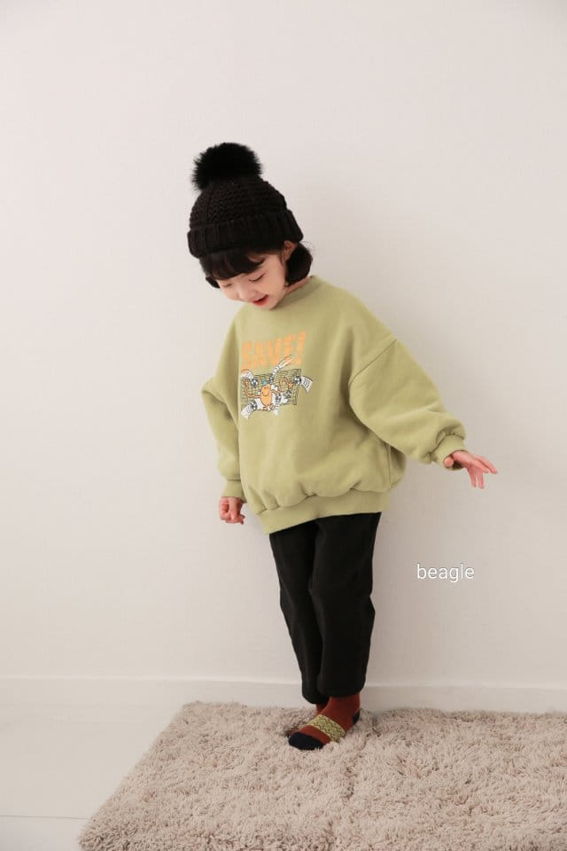 BEAGLE - Korean Children Fashion - #Kfashion4kids - Save Painting Sweatshirt - 3