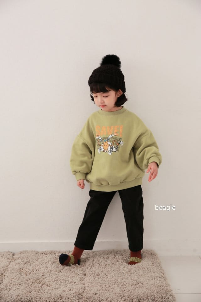 BEAGLE - Korean Children Fashion - #Kfashion4kids - Save Painting Sweatshirt - 4