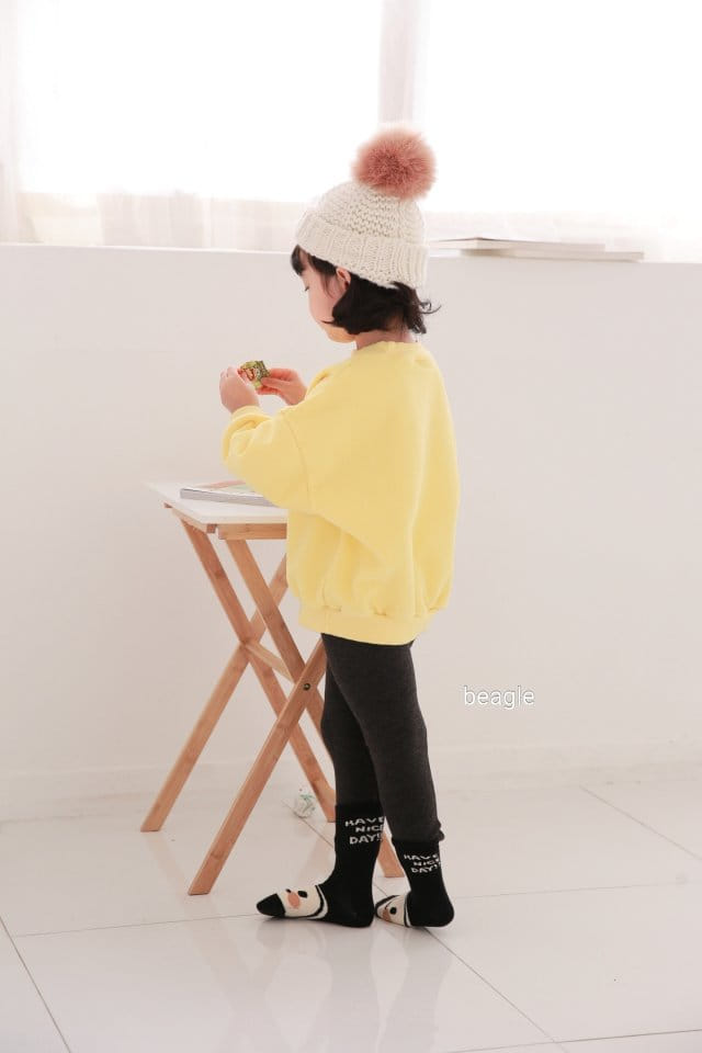 BEAGLE - Korean Children Fashion - #Kfashion4kids - Monkey Painting Sweatshirt
