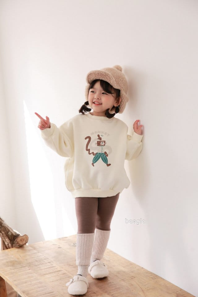 BEAGLE - Korean Children Fashion - #Kfashion4kids - Monkey Painting Sweatshirt - 11