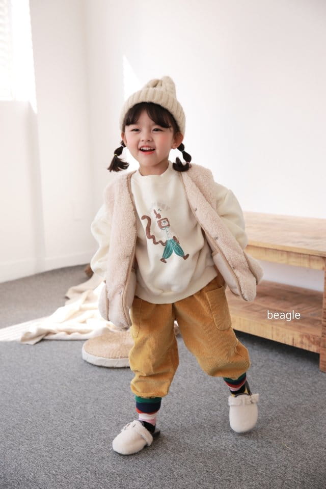 BEAGLE - Korean Children Fashion - #Kfashion4kids - Monkey Painting Sweatshirt - 7