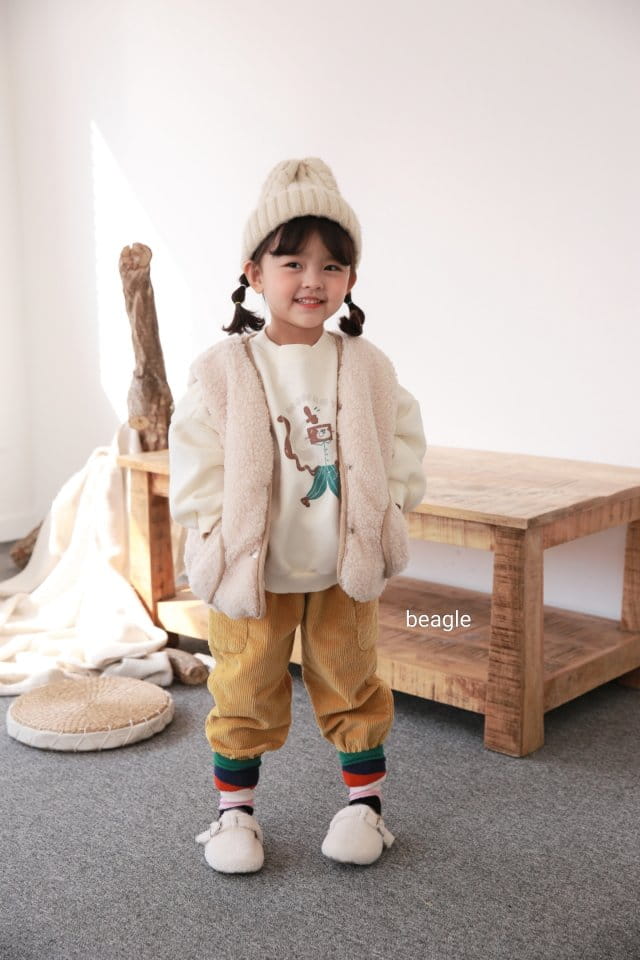 BEAGLE - Korean Children Fashion - #Kfashion4kids - Monkey Painting Sweatshirt - 8