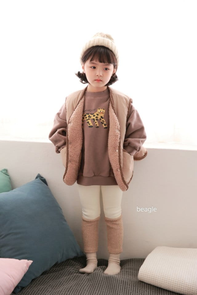 BEAGLE - Korean Children Fashion - #Kfashion4kids - Cheetah Painting Sweatshirt