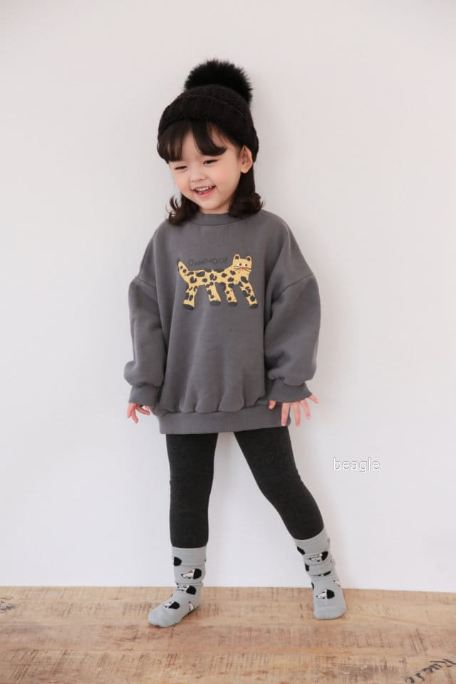 BEAGLE - Korean Children Fashion - #Kfashion4kids - Cheetah Painting Sweatshirt - 11