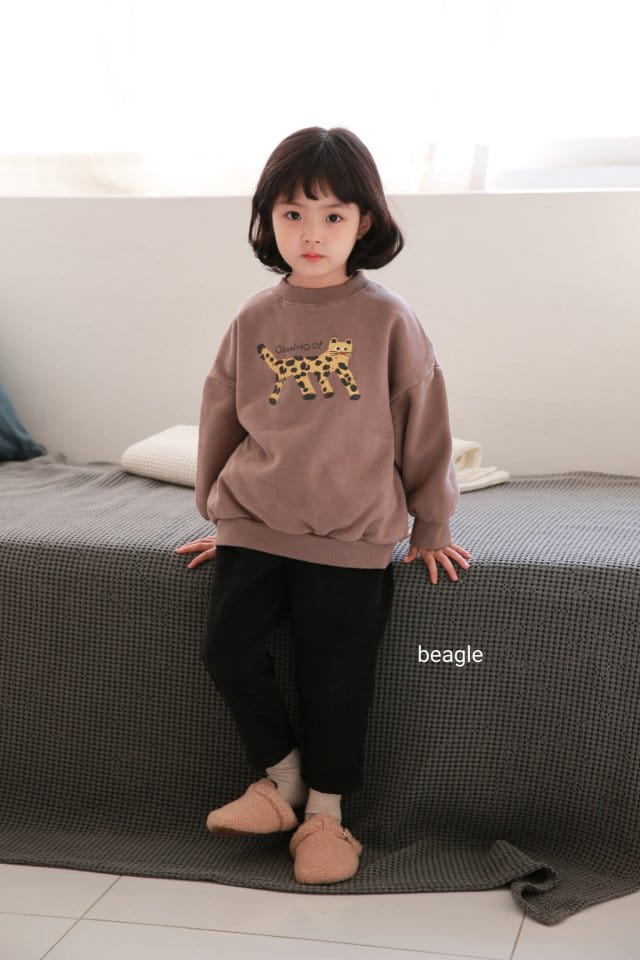 BEAGLE - Korean Children Fashion - #Kfashion4kids - Cheetah Painting Sweatshirt - 2