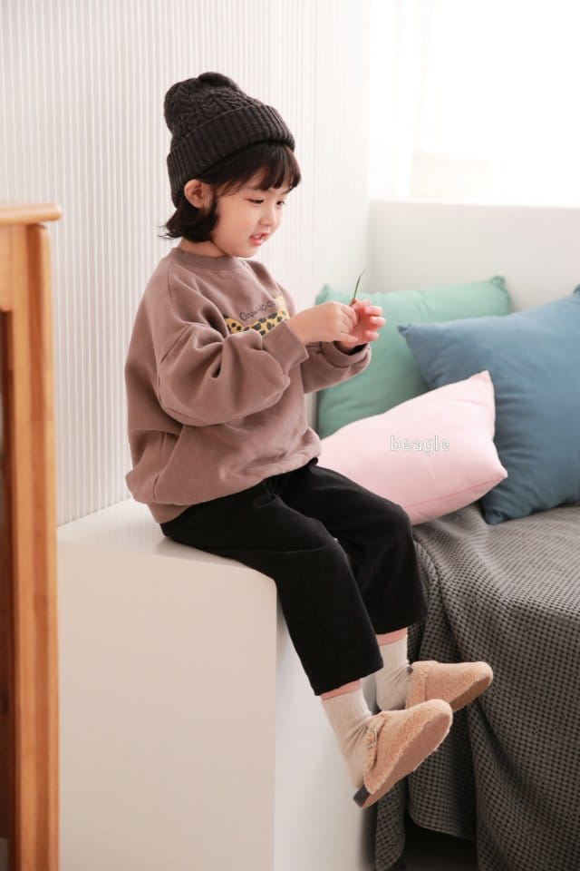 BEAGLE - Korean Children Fashion - #Kfashion4kids - Cheetah Painting Sweatshirt - 4