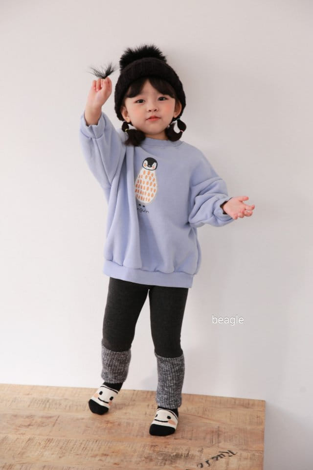 BEAGLE - Korean Children Fashion - #Kfashion4kids - Penguin Painting Sweatshirt - 10