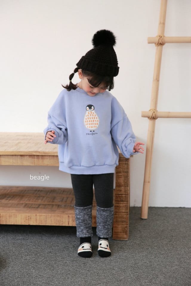 BEAGLE - Korean Children Fashion - #Kfashion4kids - Penguin Painting Sweatshirt - 12