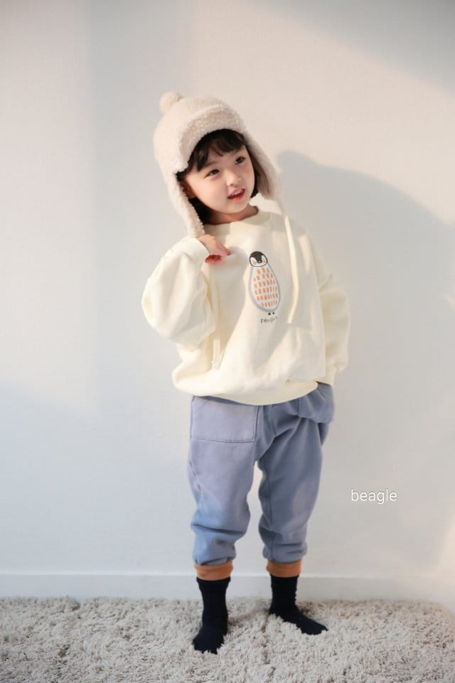 BEAGLE - Korean Children Fashion - #Kfashion4kids - Penguin Painting Sweatshirt - 3