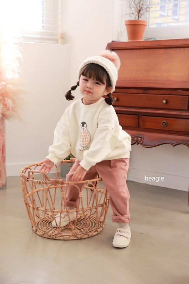 BEAGLE - Korean Children Fashion - #Kfashion4kids - Penguin Painting Sweatshirt - 4