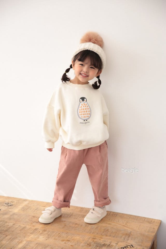BEAGLE - Korean Children Fashion - #Kfashion4kids - Penguin Painting Sweatshirt - 8