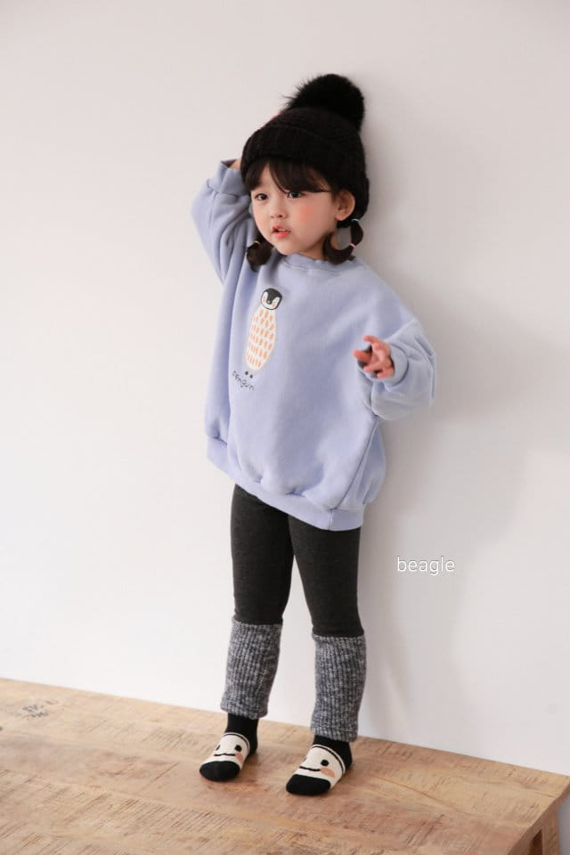 BEAGLE - Korean Children Fashion - #Kfashion4kids - Penguin Painting Sweatshirt - 9