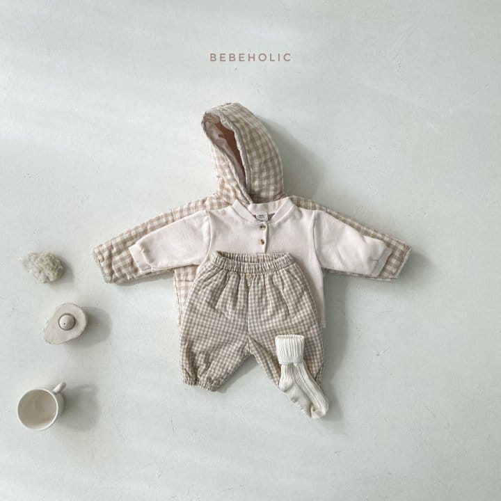 BEBE HOLIC - Korean Children Fashion - #Kfashion4kids - Check Bonding Pants - 3