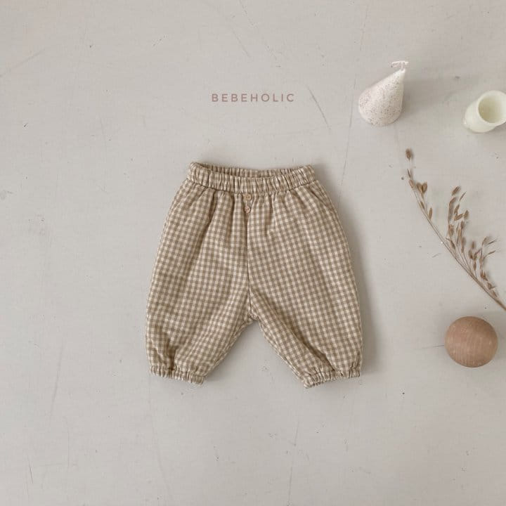 BEBE HOLIC - Korean Children Fashion - #Kfashion4kids - Check Bonding Pants - 9
