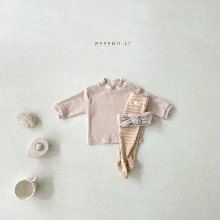 BEBE HOLIC - Korean Children Fashion - #Kfashion4kids - Latte Turtleneck Tee