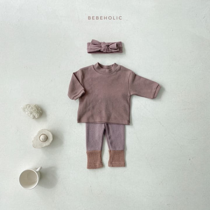 BEBE HOLIC - Korean Children Fashion - #Kfashion4kids - Latte Turtleneck Tee - 3