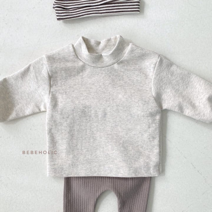 BEBE HOLIC - Korean Children Fashion - #Kfashion4kids - Latte Turtleneck Tee - 6