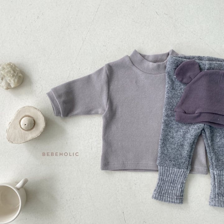 BEBE HOLIC - Korean Children Fashion - #Kfashion4kids - Latte Turtleneck Tee - 8