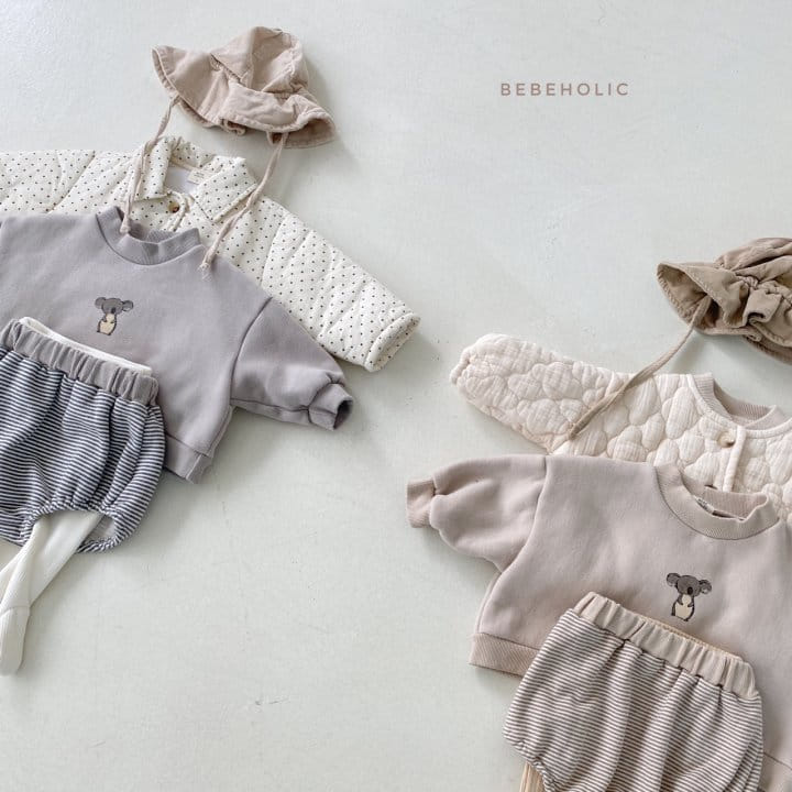 BEBE HOLIC - Korean Children Fashion - #Kfashion4kids - Koala Top Bottom Set
