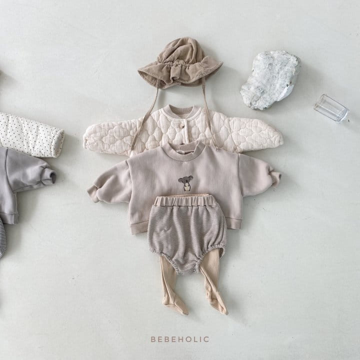 BEBE HOLIC - Korean Children Fashion - #Kfashion4kids - Koala Top Bottom Set - 3