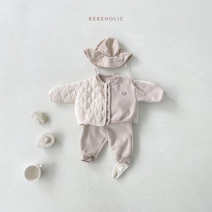 BEBE HOLIC - Korean Children Fashion - #Kfashion4kids - Smile Top Bottom Set