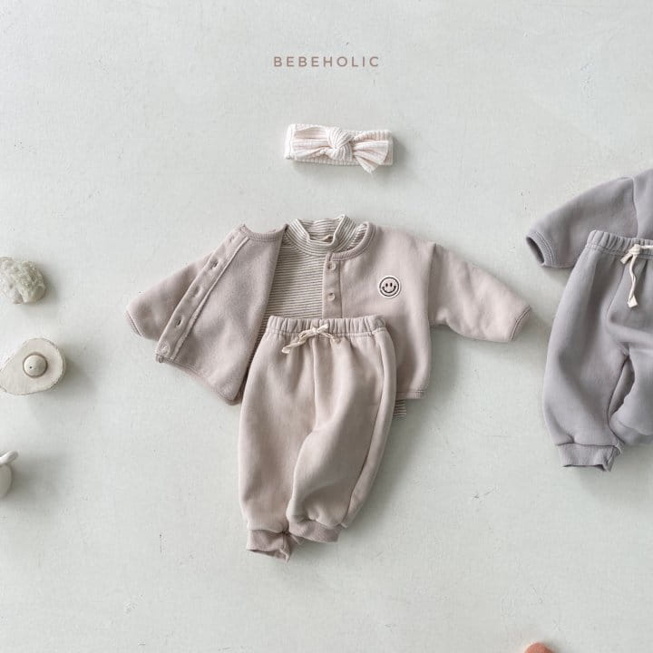 BEBE HOLIC - Korean Children Fashion - #Kfashion4kids - Smile Top Bottom Set - 2