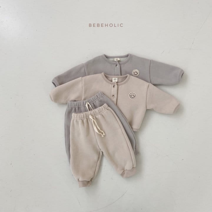 BEBE HOLIC - Korean Children Fashion - #Kfashion4kids - Smile Top Bottom Set - 4