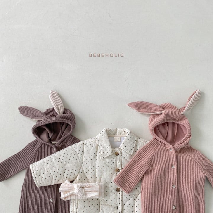 BEBE HOLIC - Korean Children Fashion - #Kfashion4kids - Pang Pang Rabbit Bodysuit