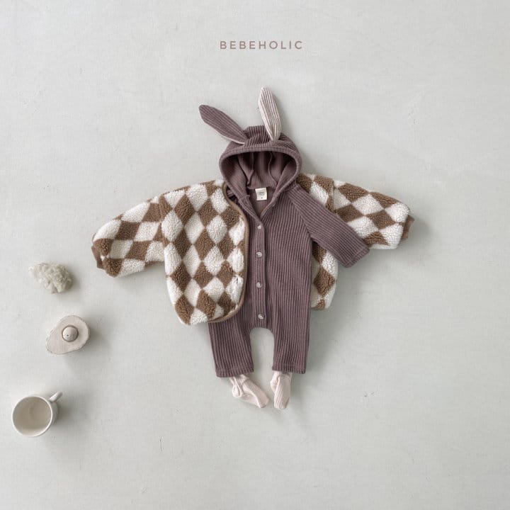 BEBE HOLIC - Korean Children Fashion - #Kfashion4kids - Pang Pang Rabbit Bodysuit - 2
