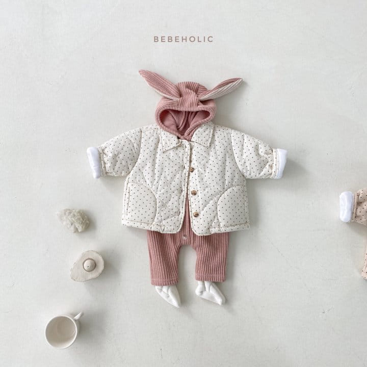 BEBE HOLIC - Korean Children Fashion - #Kfashion4kids - Pang Pang Rabbit Bodysuit - 3