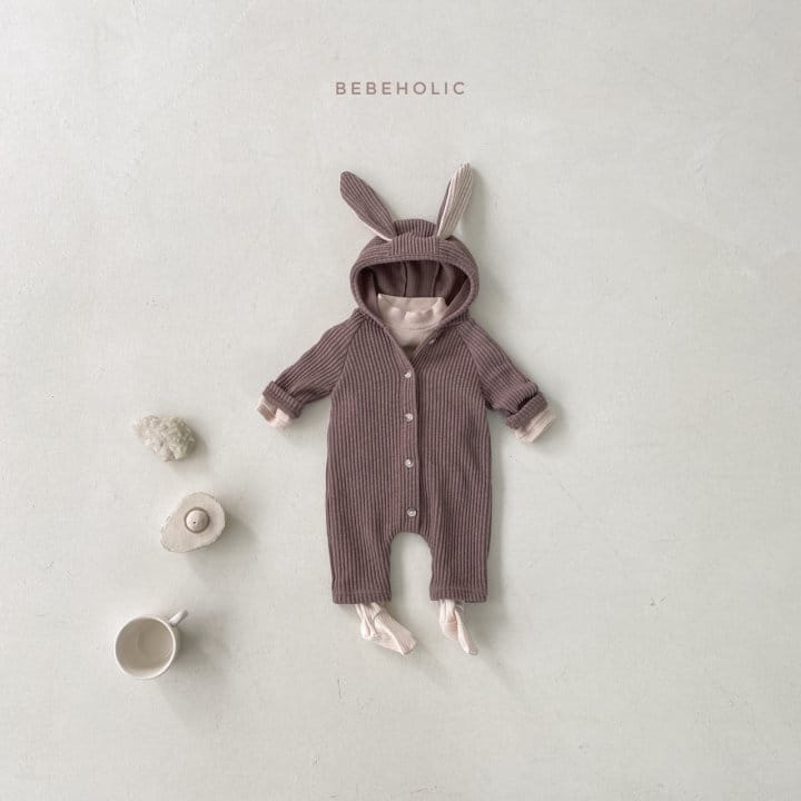 BEBE HOLIC - Korean Children Fashion - #Kfashion4kids - Pang Pang Rabbit Bodysuit - 4