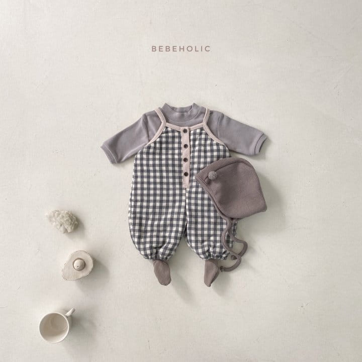 BEBE HOLIC - Korean Children Fashion - #Kfashion4kids - Checks Bodysuit - 3