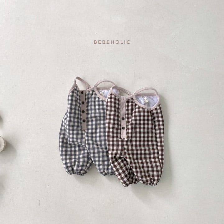 BEBE HOLIC - Korean Children Fashion - #Kfashion4kids - Checks Bodysuit - 5