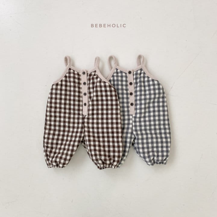 BEBE HOLIC - Korean Children Fashion - #Kfashion4kids - Checks Bodysuit - 6
