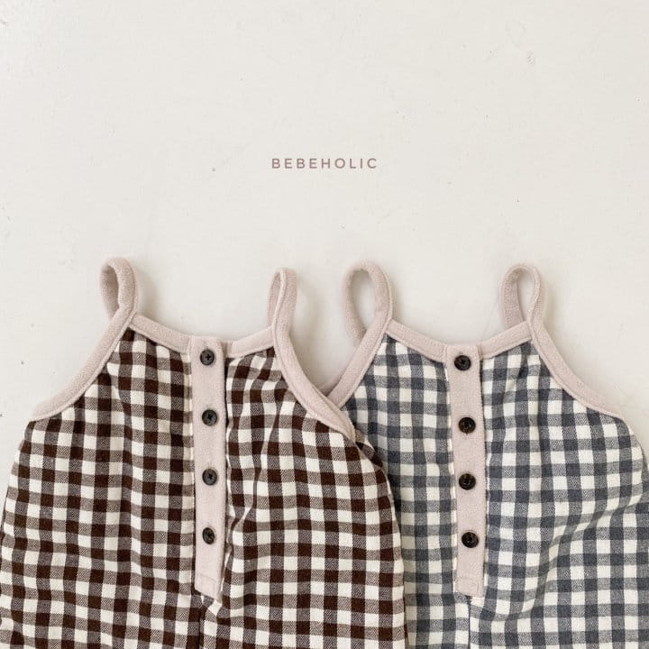 BEBE HOLIC - Korean Children Fashion - #Kfashion4kids - Checks Bodysuit - 7