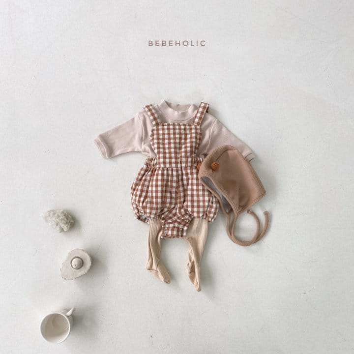 BEBE HOLIC - Korean Children Fashion - #Kfashion4kids - Milk Dungarees Bodysuit - 2