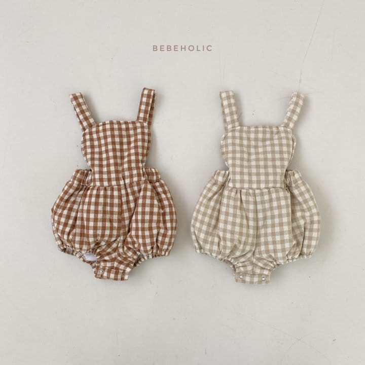 BEBE HOLIC - Korean Children Fashion - #Kfashion4kids - Milk Dungarees Bodysuit - 6
