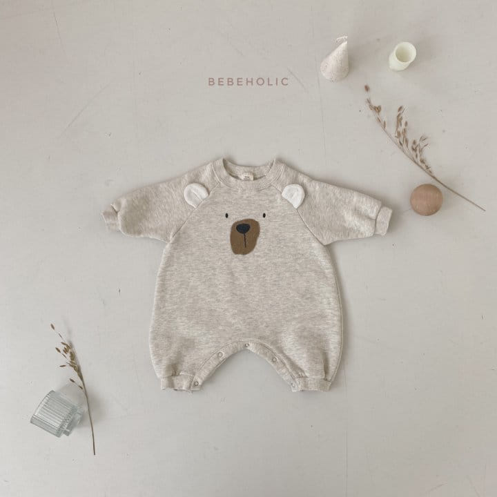 BEBE HOLIC - Korean Children Fashion - #Kfashion4kids - Raglan Bear Bodysuit - 12