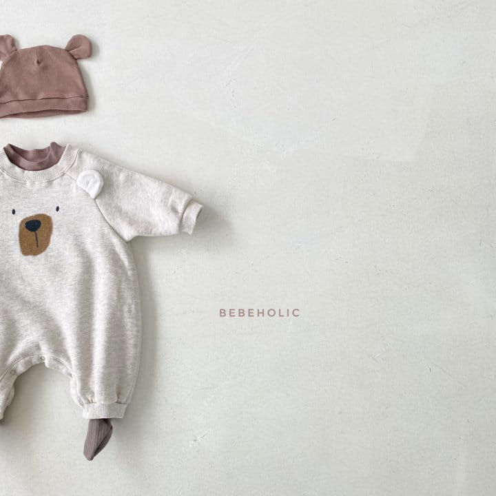 BEBE HOLIC - Korean Children Fashion - #Kfashion4kids - Raglan Bear Bodysuit - 4